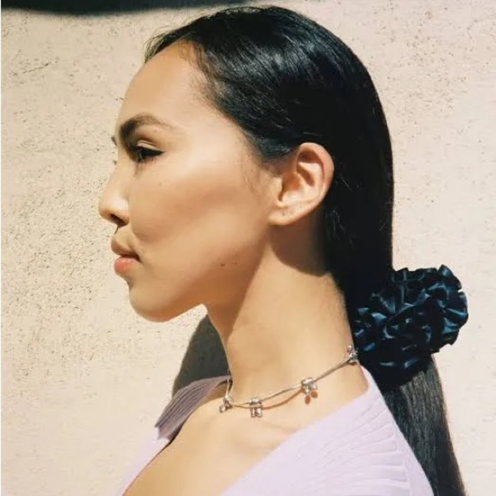 Maryam Nassir Zadeh Carnation Scrunchie NWT INK